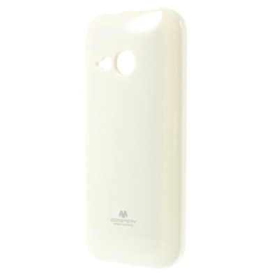 HTC One mini 2 (m8 mini) Mercury balts cieta silikona (TPU) apvalks / vacins.lv