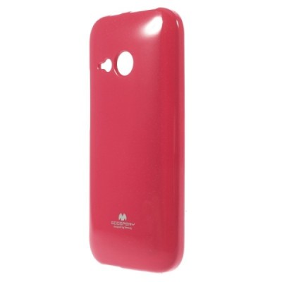 HTC One mini 2 (m8 mini) tamsiai rožinis Mercury kieto silikono (TPU) dėklas / Priedai.lt
