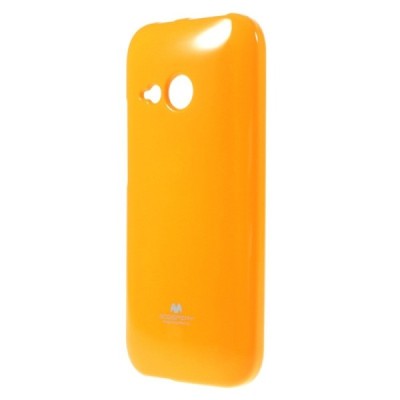 HTC One mini 2 (m8 mini) Mercury dzeltens cieta silikona (TPU) apvalks / vacins.lv