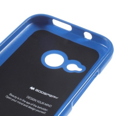 HTC One mini 2 (m8 mini) Mercury zils cieta silikona (TPU) apvalks / vacins.lv