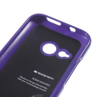 HTC One mini 2 (m8 mini) Mercury violeta cieta silikona (TPU) apvalks / vacins.lv