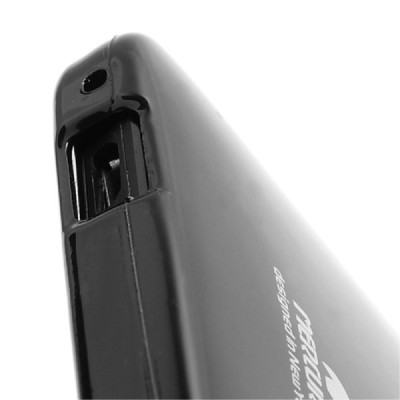 HTC One M7 juodas Mercury kieto silikono (TPU) dėklas / Priedai.lt