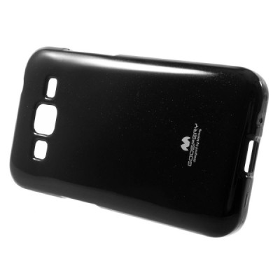 Samsung Galaxy Core Prime Mercury melns cieta silikona (TPU) apvalks / vacins.lv