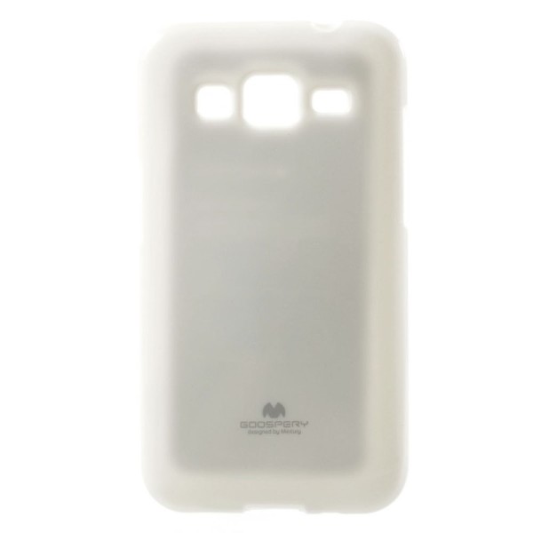 „Mercury“ apvalks - balts (Galaxy Core Prime)