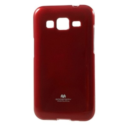 Samsung Galaxy Core Prime Mercury sarkans cieta silikona (TPU) apvalks / vacins.lv
