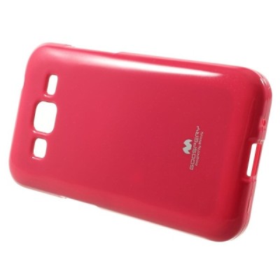 Samsung Galaxy Core Prime Mercury tumši rozs cieta silikona (TPU) apvalks / vacins.lv