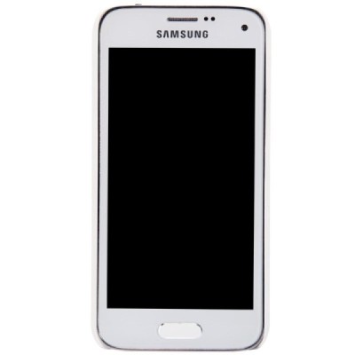 Samsung Galaxy S5 mini Nillkin Frosted Shield balts plastmasas apvalks + ekrāna aizsargplēve / Vacins.lv