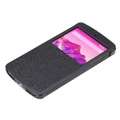 „ROCK“ Excel atverčiamas juodas LG Nexus 5 E980 dėklas (dėkliukas) / Priedai.lt