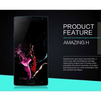 OnePlus 2 (Two) Nillkin 9H Tempered Glass ekrāna aizsargstikls / Vacins.lv