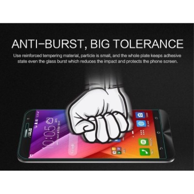 Asus Zenfone 2 5.0 (ZE500CL) „Nillkin“ 9H Tempered Glass ekrāna aizsargstikls / Vacins.lv