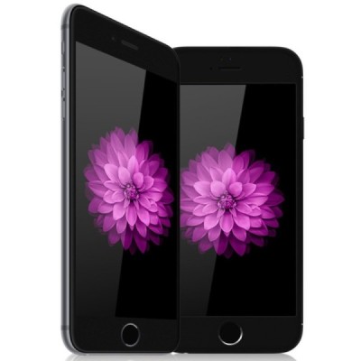 Apple iPhone 6 (6s) „Amorus“ 9H Tempered Glass sustiprintos apsaugos juodas pilnai dengiantis apsauginis ekrano stiklas 0.33 mm 