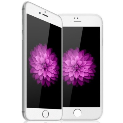 Apple iPhone 6S Devia Tempered Glass balts ekrāna aizsargstikls / Vacins.lv