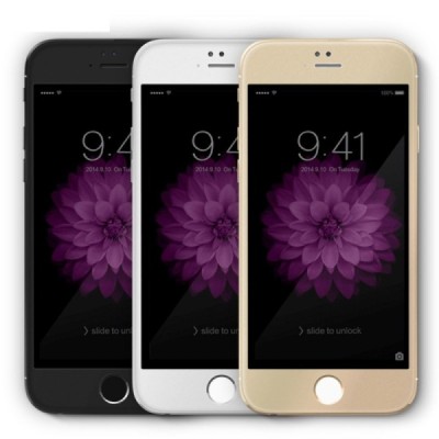 Apple iPhone 6 (6s) „Devia“ 9H Tempered Glass sustiprintos apsaugos baltas pilnai dengiantis apsauginis ekrano stiklas 0.33 mm /