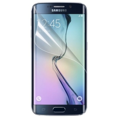 Samsung Galaxy S6 Edge (G925) dzidra ekrāna aizsargplēve (pilnīgi aizsedzama) / Vacins.lv