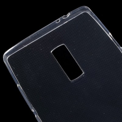 OnePlus 2 (Two) skaidrus (permatomas) silikoninis TPU ploniausias pasaulyje bespalvis dėklas / Priedai.lt