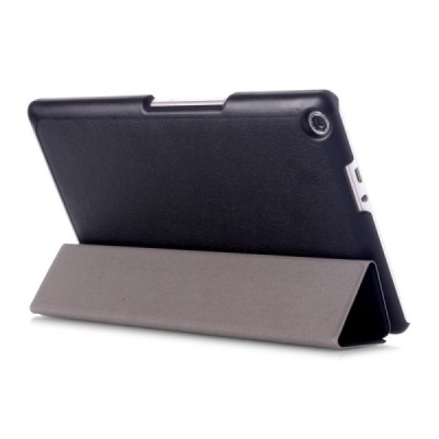 Asus ZenPad 8 (Z380KL) atvēramais melns maciņš / Vacins.lv