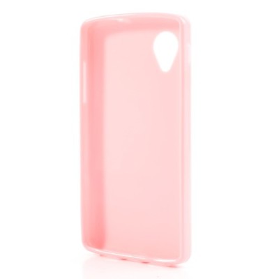 „Jelly Case“ rožinis LG Nexus 5 E980 dėklas (dėkliukas) / Priedai.lt