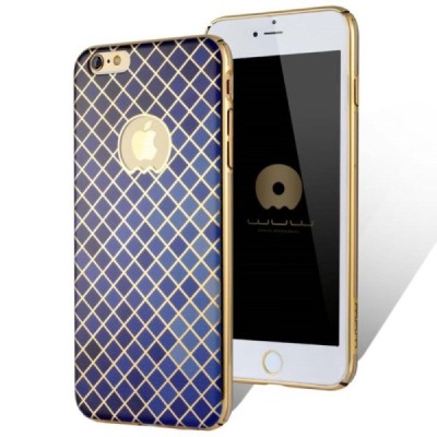 Apple iPhone 6S elegants „JLW“ Color Palette zils (apmales zeltā krāsā) plastmasas apvalks / Vacins.lv