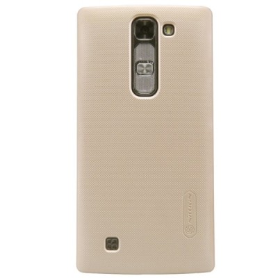 LG G4c (H525) Nillkin Frosted Shield auksinis plastikinis dėklas + apsauginė ekrano plėvelė / Priedai.lt