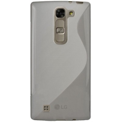 LG G4c (H525) kieto silikono TPU skaidrus pilkas dėklas - nugarėlė / Priedai.lt