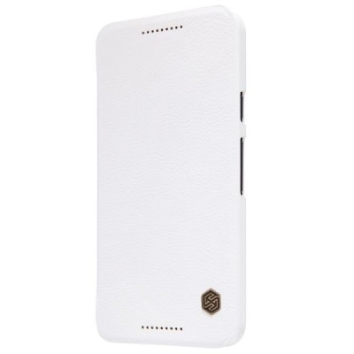 Prabangus „Nillkin“ Qin serijos baltas odinis atverčiamas LG Nexus 5X dėklas / Priedai.lt