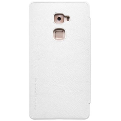Greznais „Nillkin“ Qin sērijas ādas atvērams balts Huawei Mate S maciņš / Vacins.lv