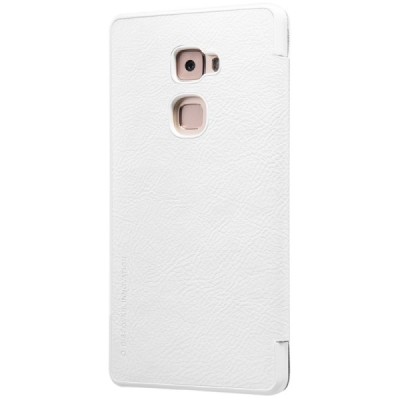 Greznais „Nillkin“ Qin sērijas ādas atvērams balts Huawei Mate S maciņš / Vacins.lv