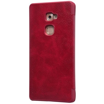Greznais „Nillkin“ Qin sērijas ādas atvērams sarkans Huawei Mate S maciņš / Vacins.lv