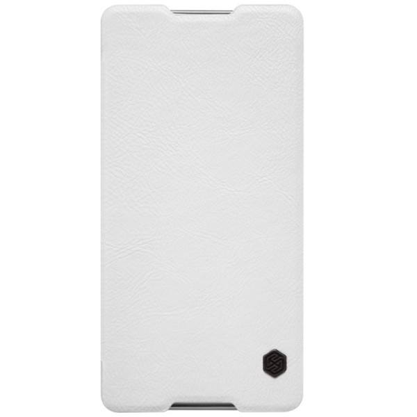 „Nillkin“ Qin atvēramais maciņš - balts (Xperia C5 Ultra)