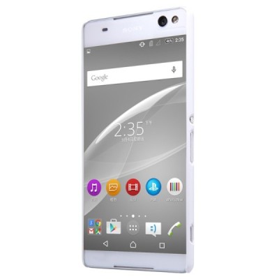Sony Xperia C5 Ultra Nillkin Frosted Shield balts plastmasas apvalks + ekrāna aizsargplēve / Vacins.lv
