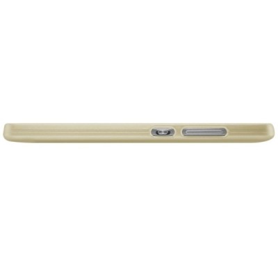 Huawei Honor 7 Nillkin Frosted Shield auksinis plastikinis dėklas + apsauginė ekrano plėvelė / Priedai.lt