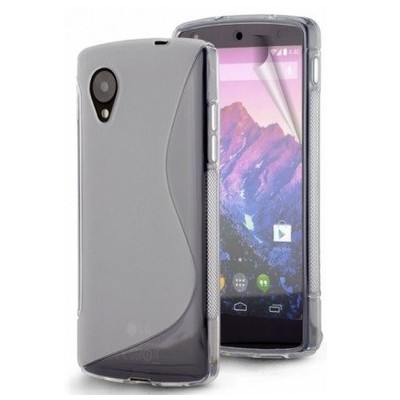 LG Nexus 5 E980 dzidrs un matēts cieta silikona (TPU) apvalks / Vacins.lv