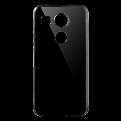 LG Nexus 5X plastikinis skaidrus (permatomas) dėklas - nugarėlė / Priedai.lt