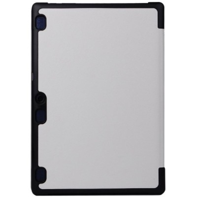 Lenovo Tab2 A10-70 10,1 atverčiamas baltas odinis dėklas (sulankstomas) / Priedai.lt