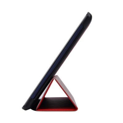 Lenovo Tab2 A10-70 10,1 atverčiamas raudonas odinis dėklas (sulankstomas) / Priedai.lt