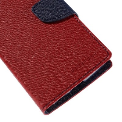 LG G4s Mercury atvērams sarkans maciņš (maks) / Vacins.lv