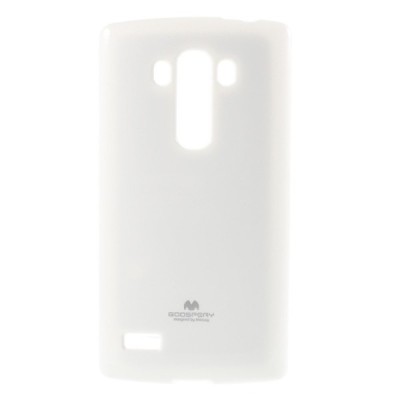 LG G4s (H735) Mercury balts cieta silikona (TPU) apvalks / vacins.lv