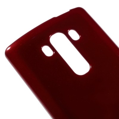 LG G4s (H735) Mercury sarkans cieta silikona (TPU) apvalks / vacins.lv