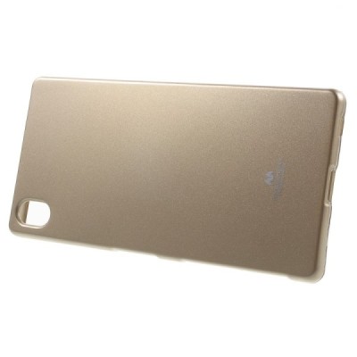 Sony Xperia Z5 Premium Mercury zelta cieta silikona (TPU) apvalks / vacins.lv