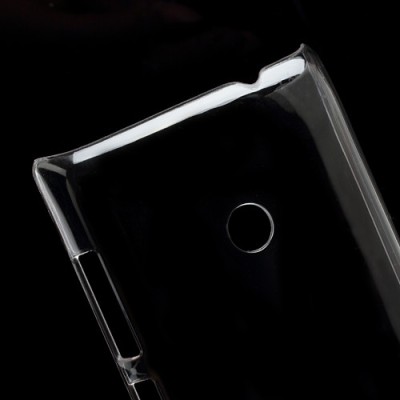 Skaidrus Nokia Lumia 520 dėklas (dėkliukas) / Priedai.lt
