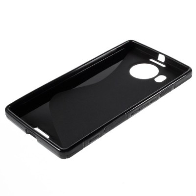 Microsoft Lumia 950 XL kieto silikono TPU juodas dėklas - nugarėlė / Priedai.lt