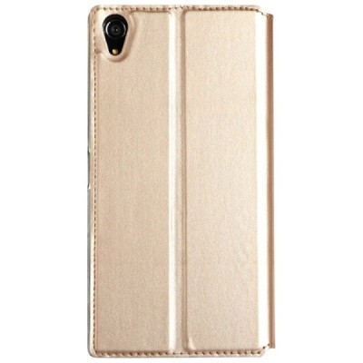 Sony Xperia Z5 Premium „Kalaideng“ Sun atvēramais zelta maciņš / Vacins.lv