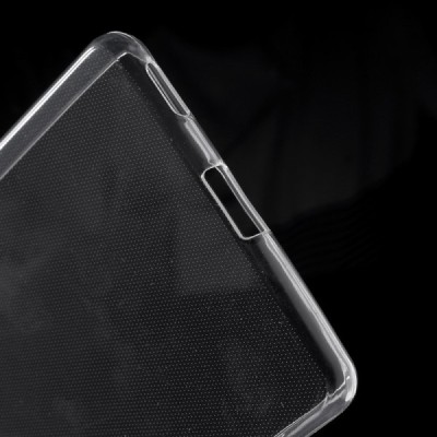 Sony Xperia M5 skaidrus (permatomas) silikoninis TPU ploniausias pasaulyje bespalvis dėklas / Priedai.lt
