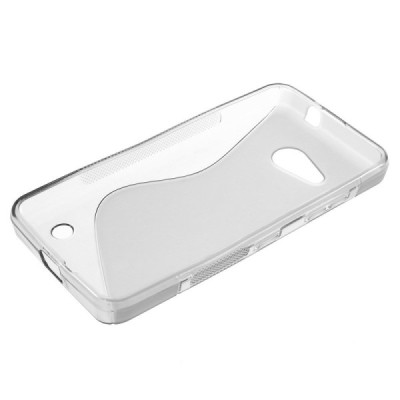 Microsoft Lumia 550 cieta silikona (TPU) dzidrs (pelēks) un matēts apvalks / Vacins.lv