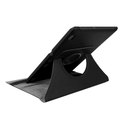 Lenovo Tab2 A10-70 10,1" atverčiamas, sukamas 360 laipsnių, juodas odinis dėklas - stovas / Priedai.lt