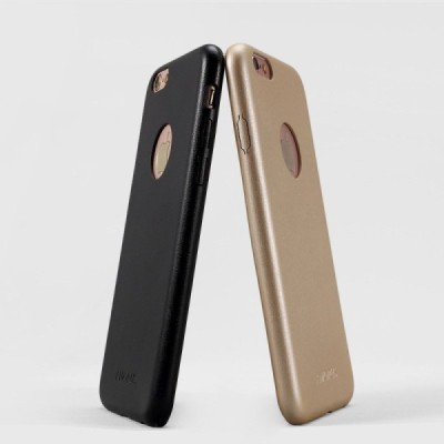 Apple iPhone 6s „Amorus“ Slim Leather melns ādas apvalks / Vacins.lv