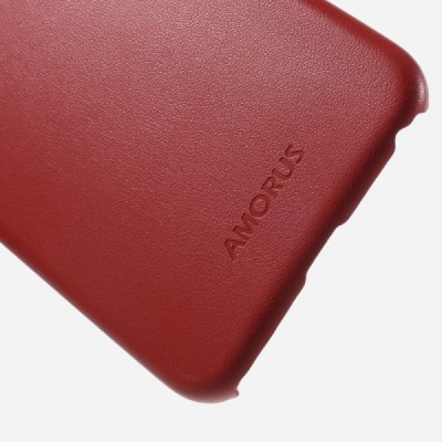 Apple iPhone 6s „Amorus“ Slim Leather sarkans ādas apvalks / Vacins.lv