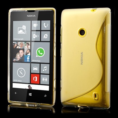 Nokia Lumia 520 dzidrs cieta silikona futrālis / Vacins.lv