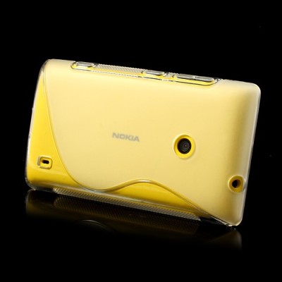 Nokia Lumia 520 dzidrs cieta silikona futrālis / Vacins.lv