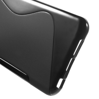HTC One A9 kieto silikono TPU juodas dėklas - nugarėlė / Priedai.lt